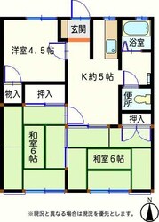 サンシティー北新在家の物件間取画像